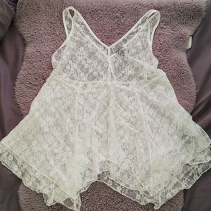 Torrid see through babydoll blouse 00